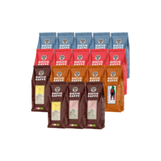 Rigtig Kaffe Mixpaket 8,2 kg Hela kaffebönor