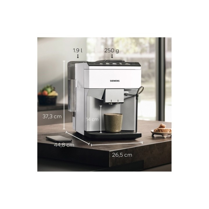 Siemens TP515R02 EQ500 Classic Vit Espressomaskin