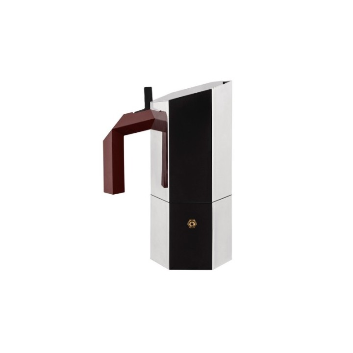 Alessi Menhir 6 koppar. Espressokanna Stål