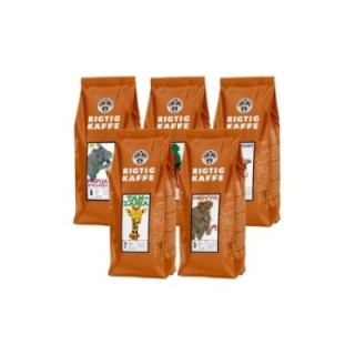 Rigtig Kaffe Mixpaket 2kg Hela kaffebönor