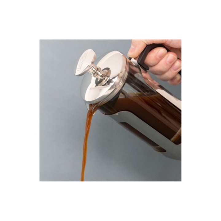 La Cafetière Roma 3 koppar stempelkanna rostfritt stål