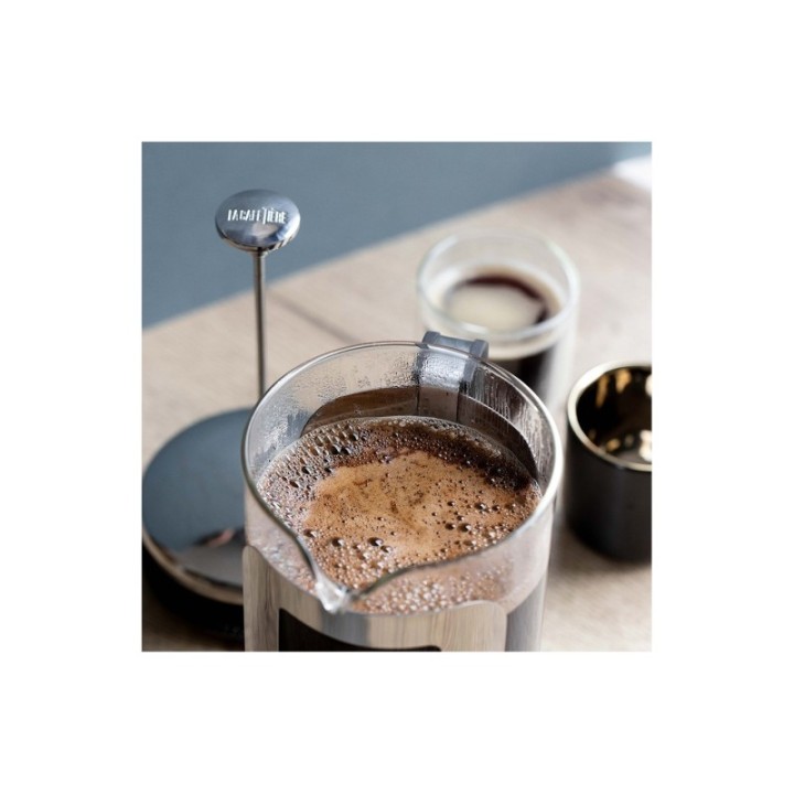 La Cafetière Roma 12 kop. stempelkanna i rostfritt stål