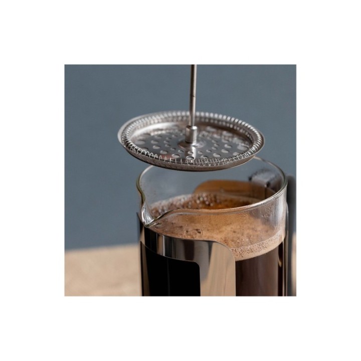 La Cafetière Roma 12 kop. stempelkanna i rostfritt stål