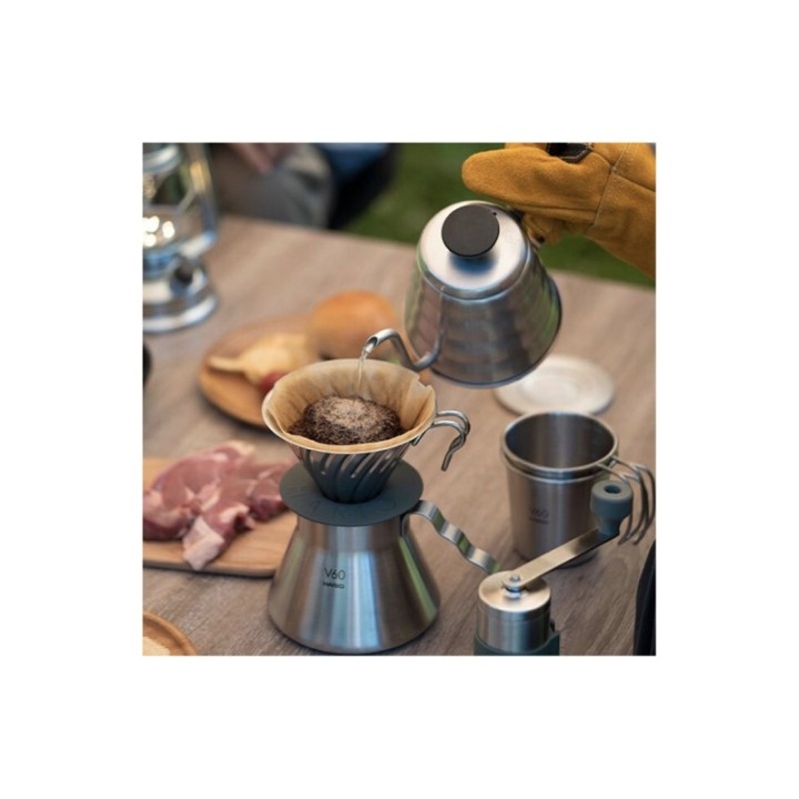 Hario V60 Outdoor-hällkanna Buono 0,5 L stål