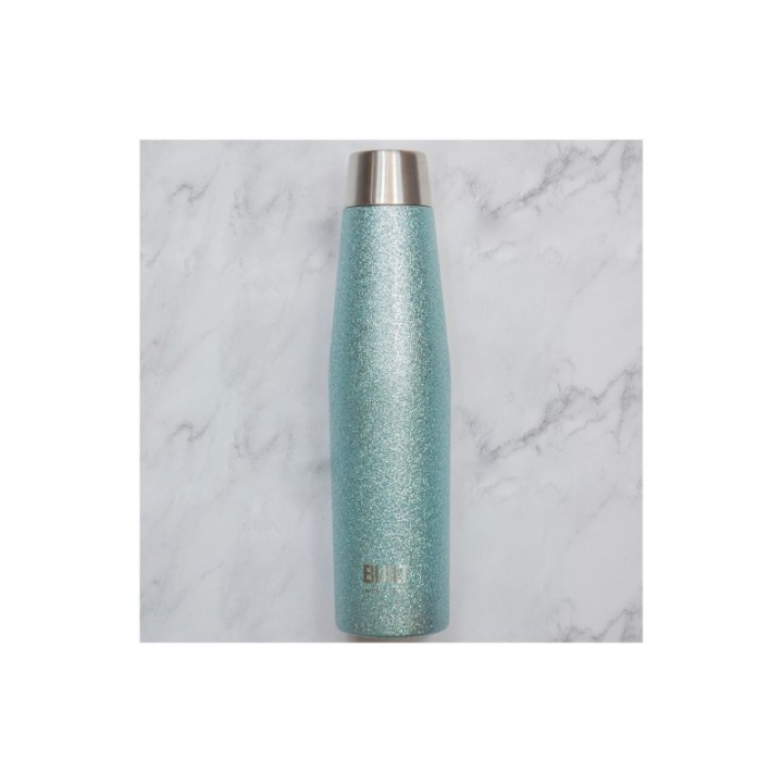 BUILT Apex termoflaska 0,54 L blått glitter