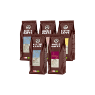Rigtig Kaffe Mixpaket 2kg Hela kaffebönor
