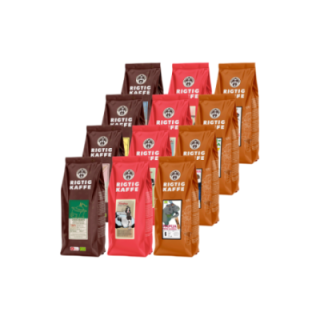 Rigtig Kaffe Mixpaket 5,2 kg Hela kaffebönor