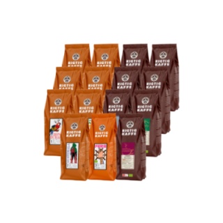 Rigtig Kaffe Mixpaket 6 kg Hela kaffebönor