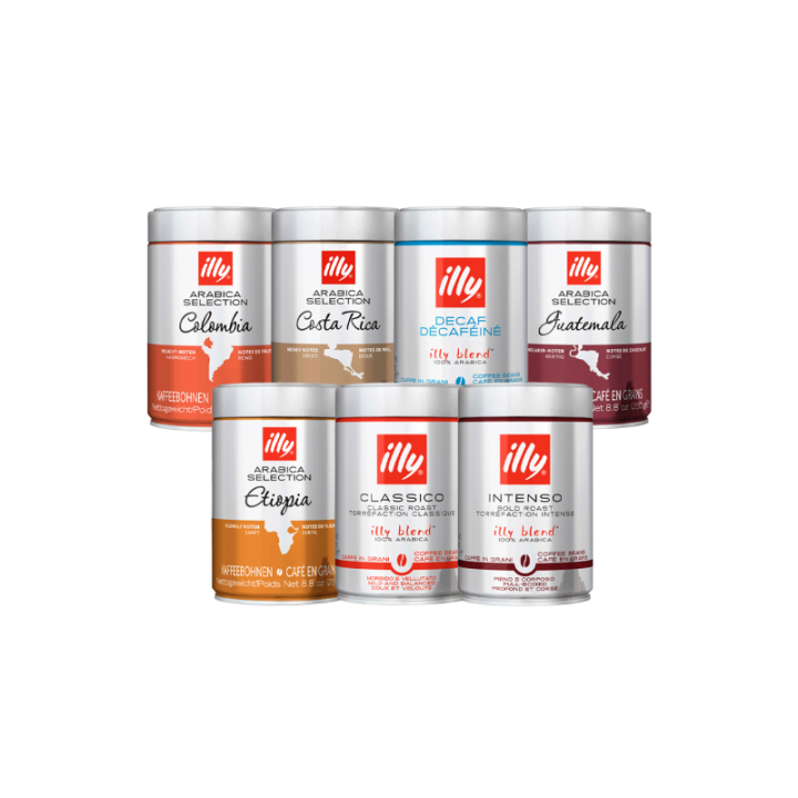 Illy Mixpaket 1,75kg Hela kaffebönor