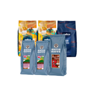 Mixpaket 5 kg hela kaffebönor