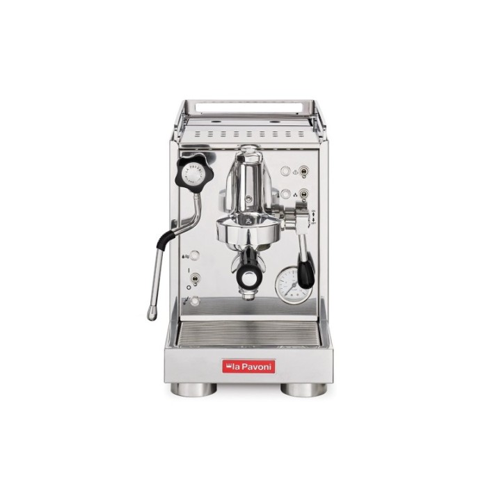 La Pavoni Mini Cellini LPSMCS01EU Espressomaskin inkl. Eureka Mignon Zero matt svart espressokvarn