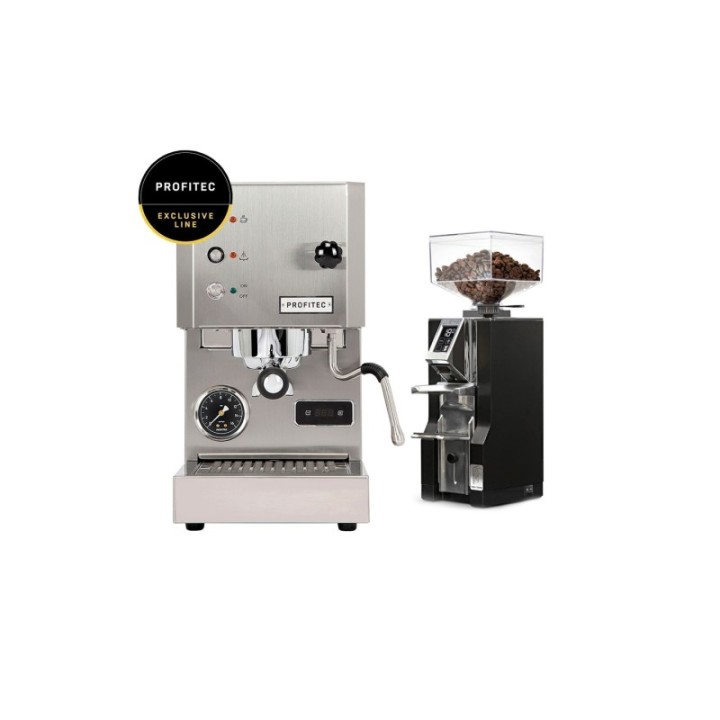 Profitec GO Borstad - Exklusiv serie inkl. Eureka espressokvarn