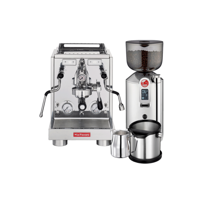 New Botticelli LPSBSS03NO inkl. kvarn, baristautrustning och koppar