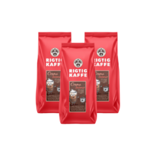 Rigtig Kaffe Crema Intenso 3kg Hela kaffebönor