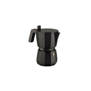 Alessi Moka 6 koppar espressokanna svart
