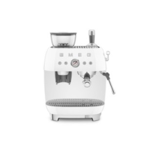 Smeg EGF03WHEU Manuell espressomaskin inkl. mjölkkanna & 1,5 kg Rigtig Kaffe