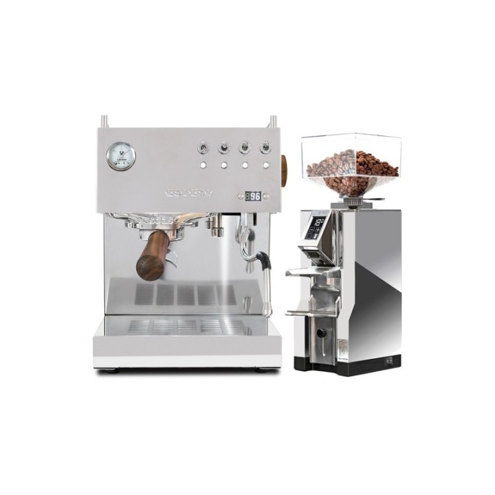 Ascaso Steel Duo PID Polerat stål inkl. Eureka Mignon Libra kvarn