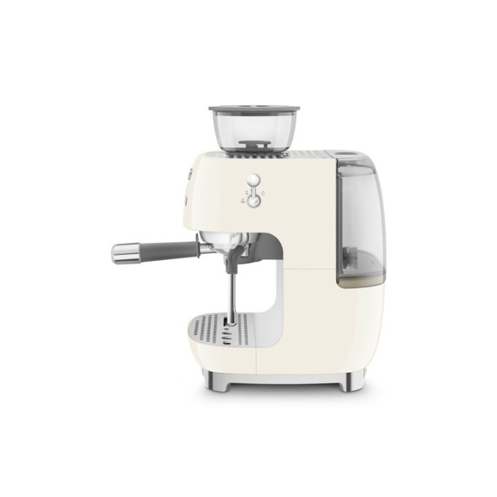 Smeg EGF03CREU Manuell espressomaskin inkl. mjölkkanna och 1,5 kg Rigtig Kaffe
