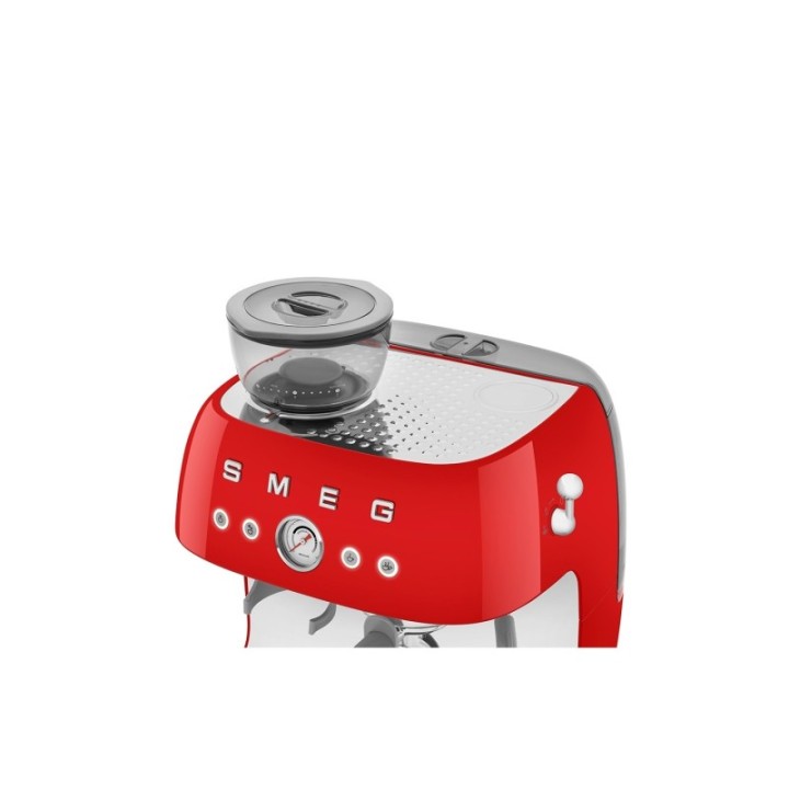 Smeg EGF03RDEU Manuell espressomaskin Inkl. Mjölkkanna & 1,5kg Rigtig Kaffe