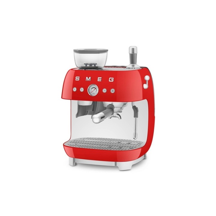 Smeg EGF03RDEU Manuell espressomaskin Inkl. Mjölkkanna & 1,5kg Rigtig Kaffe