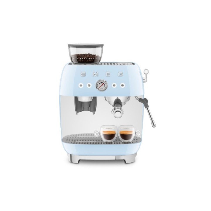 Smeg EGF03PBEU Manuell espressomaskin Inkl. Mjölkkanna & 1,5 kg Rigtig Kaffe