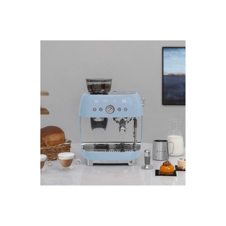 Smeg EGF03PBEU Manuell espressomaskin Inkl. Mjölkkanna & 1,5 kg Rigtig Kaffe