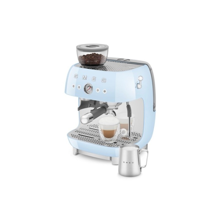Smeg EGF03PBEU Manuell espressomaskin Inkl. Mjölkkanna & 1,5 kg Rigtig Kaffe