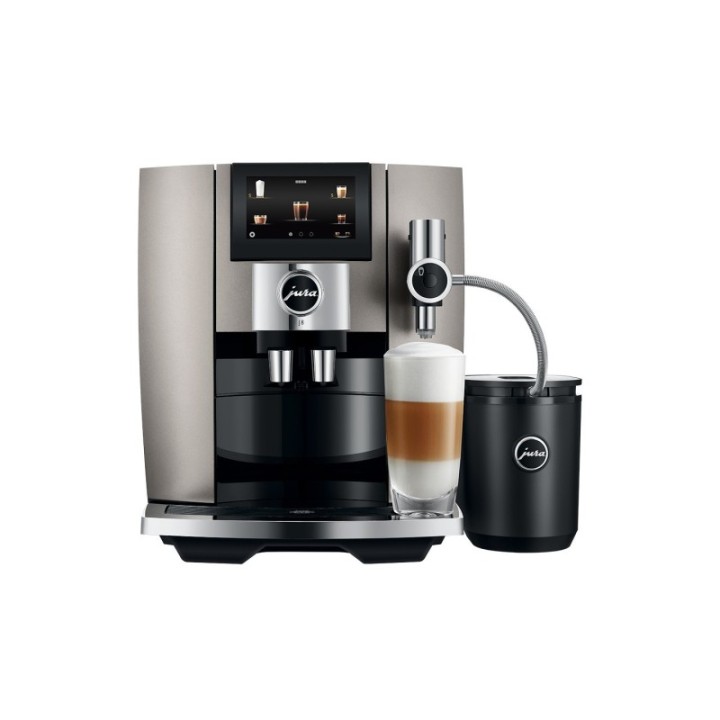 Jura J8 (EA) Inkl. skötselpaket, mjölkbehållare, filter & 3 kg kaffe