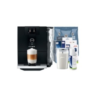 Jura ENA 8 (EC) inkl. underhållspaket, mjölkbehållare, rengöringsmedel, filter & kaffe