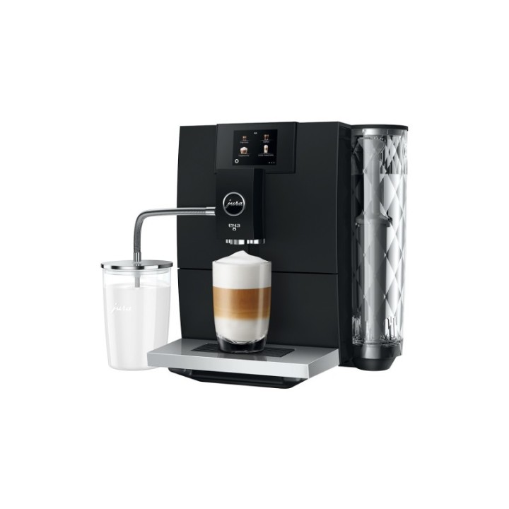 Jura ENA 8 (EC) inkl. underhållspaket, mjölkbehållare, rengöringsmedel, filter & kaffe