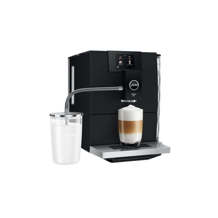 Jura ENA 8 (EC) inkl. underhållspaket, mjölkbehållare, rengöringsmedel, filter & kaffe