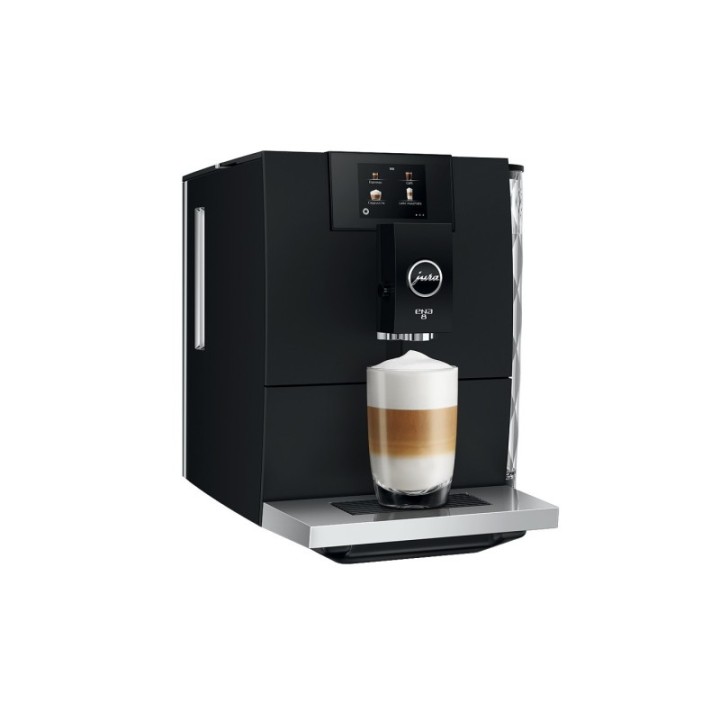 Jura ENA 8 (EC) inkl. underhållspaket, mjölkbehållare, rengöringsmedel, filter & kaffe