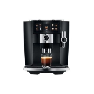 Jura J8 Twin (EA) Diamond Black Espressomaskin Inkl. mjölkbehållare, skötsel & Rigtig Kaffe