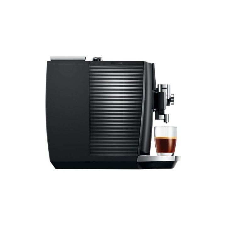 Jura J8 Twin (EA) Diamond Black Espressomaskin Inkl. mjölkbehållare, skötsel & Rigtig Kaffe