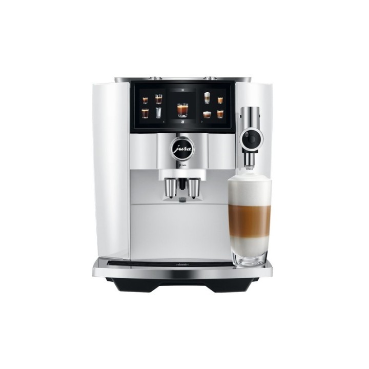 Jura J8 Twin (EA) Diamond White Espressomaskin Inkl. Mjölkbehållare, Skötsel & Rigtig Kaffe
