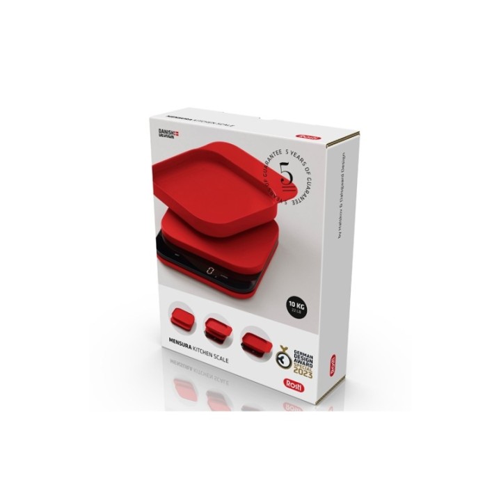 Rosti Mensura Kaffevåg/Köksvåg Röd