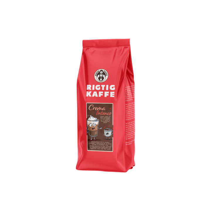 Rigtig Kaffe Crema Intenso 5kg Inkl. Rigtig Kaffe affisch