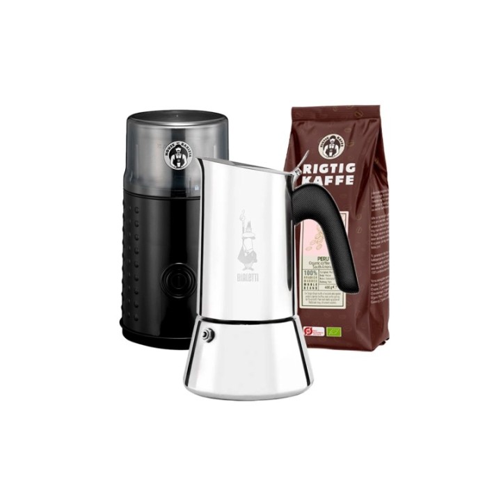 Bialetti Venus Elegance Espressokanna Inkl. Kaffekvarn & kaffebönor