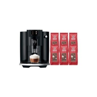 Jura E6 (EC) Piano Black espressomaskin inkl. startpaket
