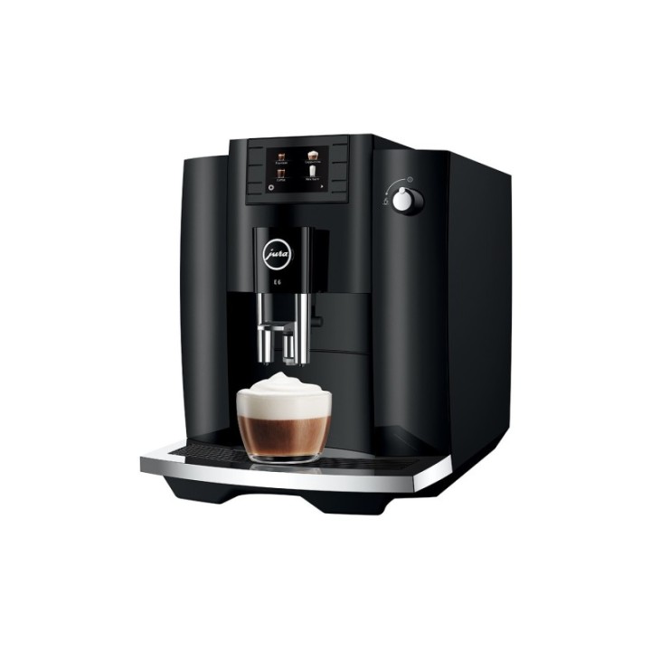 Jura E6 (EC) Piano Black espressomaskin inkl. startpaket