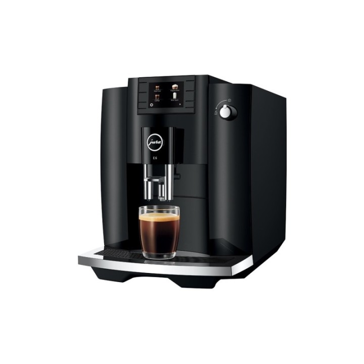Jura E6 (EC) Piano Black espressomaskin inkl. startpaket