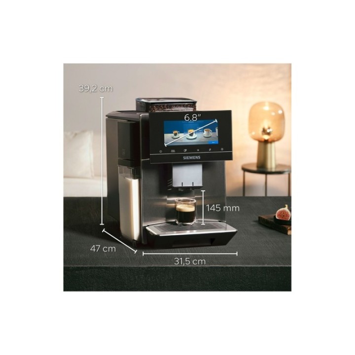 Siemens TQ905RZ5 EQ900 Plus Espressomaskin Inkl. Termoskanna & Skötsel