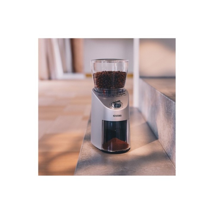 Nivona Café Grano 130 Elektrisk Kaffekvarn Inkl. 2 kg Crema Intenso Hela kaffebönor