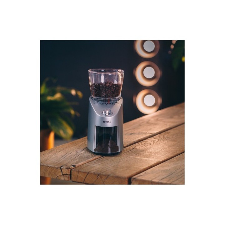 Nivona Café Grano 130 Elektrisk Kaffekvarn Inkl. 2 kg Crema Intenso Hela kaffebönor