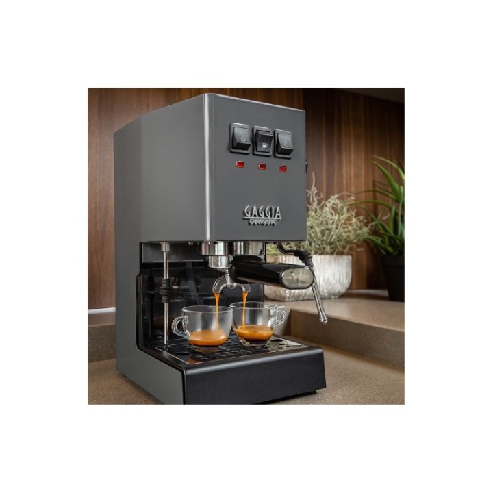 Gaggia Classic E24 Grå Espressomaskin Inkl. Baristautrustning