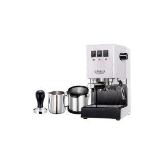 Gaggia Classic E24 Vit Espressomaskin Inkl. Baristautrustning