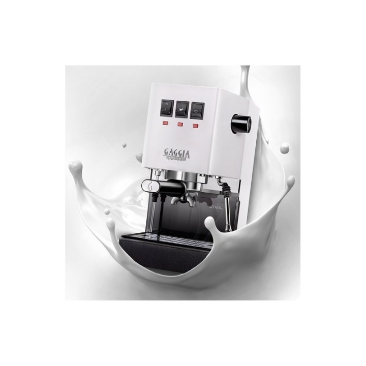 Gaggia Classic E24 Vit Espressomaskin inkl. Eureka Mignon Perfetto & Baristautrustning
