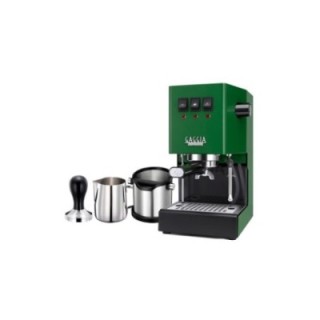 Gaggia Classic E24 Jungle Green Espressomaskin inkl. baristautrustning