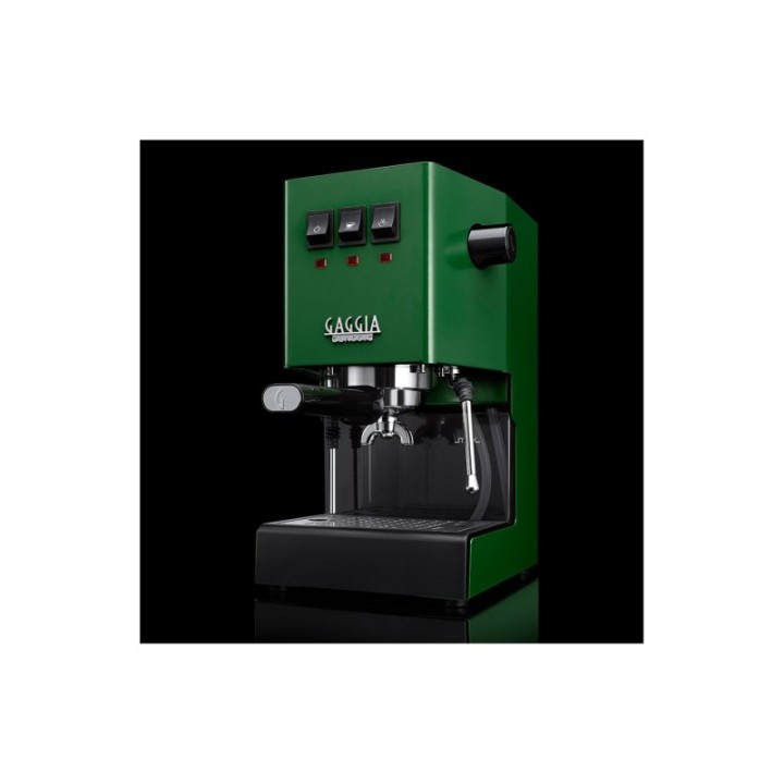 Gaggia Classic E24 Jungle Green Espressomaskin inkl. baristautrustning