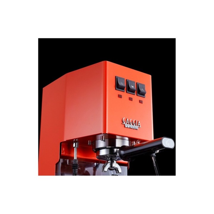 Gaggia Classic E24 Lobster Red Espressomaskin Inkl. Baristautrustning